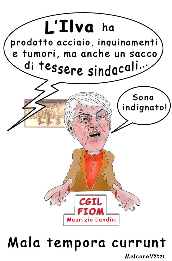 RIONDINO IN RAI: L’ILVA HA PRODOTTO TUMORI MA ANCHE SOLDI AL SINDACATO