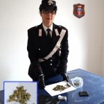 1 KG. DI MARIJUANA IN CASA: ARRESTATO