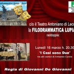 AL TEATRO ANTONIANO DI LECCE LA FILODRAMMATICA LUPIAE