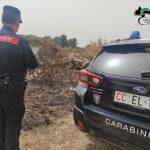 DA’ FUOCO ALLE ERBACCE PER RIPULIRE LA SUA  ZONA E PROVOCA UN VASTO INCENDIO NELLE CAMPAGNE DI SANTA CESAREA TERME. INDIVIDUATO E DENUNCIATO A PIEDE LBERO