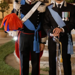 I COLLEGHI DEL COMANDO PROVINCIALE DEI CARABINIERI DI LECCE SALUTANO IL COLONNELLO FRANCESCO MANDIA E IL MAGGIORE VALENTINO ADINOLFI, DESTINATI A NUOVI PRESTIGIOSI INCARICHI