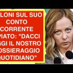 IL PRESIDENTE DEL CONSIGLIO GIORGIA MELONI: LA MIA VITA E’ STATA PASSATA ALLO SCANNER, NON SONO RICATTABILE