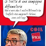 400 PENSIONATI TRUFFATI DAL PATRONATO DELLA CGIL, PERO’ LANDINI NEGA TUTTO E GRIDA ALLO SCANDALO – La Vignetta di Valerio Melcore